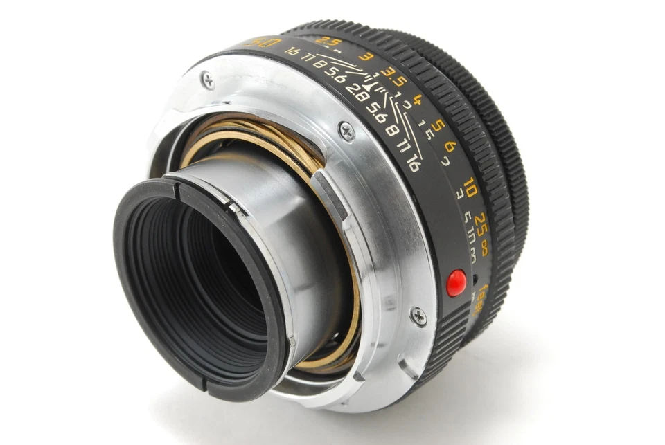 [Exc+5] Leica ELMAR-M 50mm f/2.8 E39 For Leica M mount Black Lens From JAPAN - Image 4 of 4