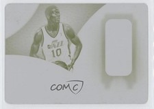2012 Immaculate Variations Printing Plate Yellow 1/1 Alec Burks #111 Logoman 1u6