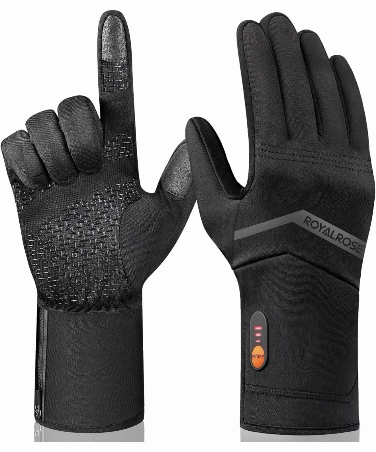 Rechargeable Heated Gloves for Men & Women - Waterproof Thin Winter Liners