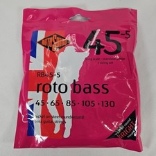 Rotosound RB45-5 Roto Bass Nickel on Steel 5 String Bass Strings 45-130 Guitar