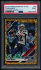 2019 Panini Donruss Optic Tom Brady #63 Orange Scope Prizm #'d /79 PSA 9
