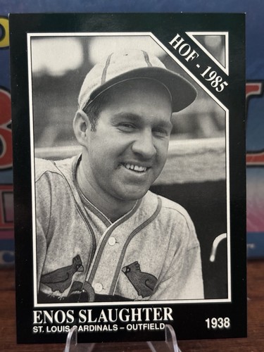 Enos Slaughter #56 1991 Conlon Collection card