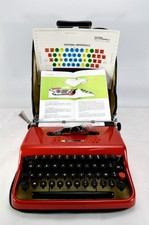 MACCHINA DA SCRIVERE TYPEWRITER OLIVETTI Lettera 22 Rosso Opaco - matr. 193025