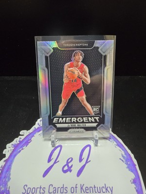 Ja'Kobe Walter RC 2024-25 Panini Prizm Emergent Silver Prizm #27