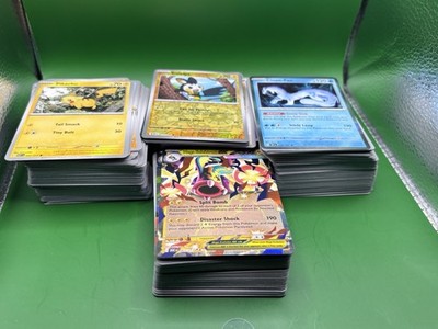 400 Card Pokemon Lot Common, Uncommon, Rare,HOLOs/REV HOLOs + GUARANTEED V/EXs