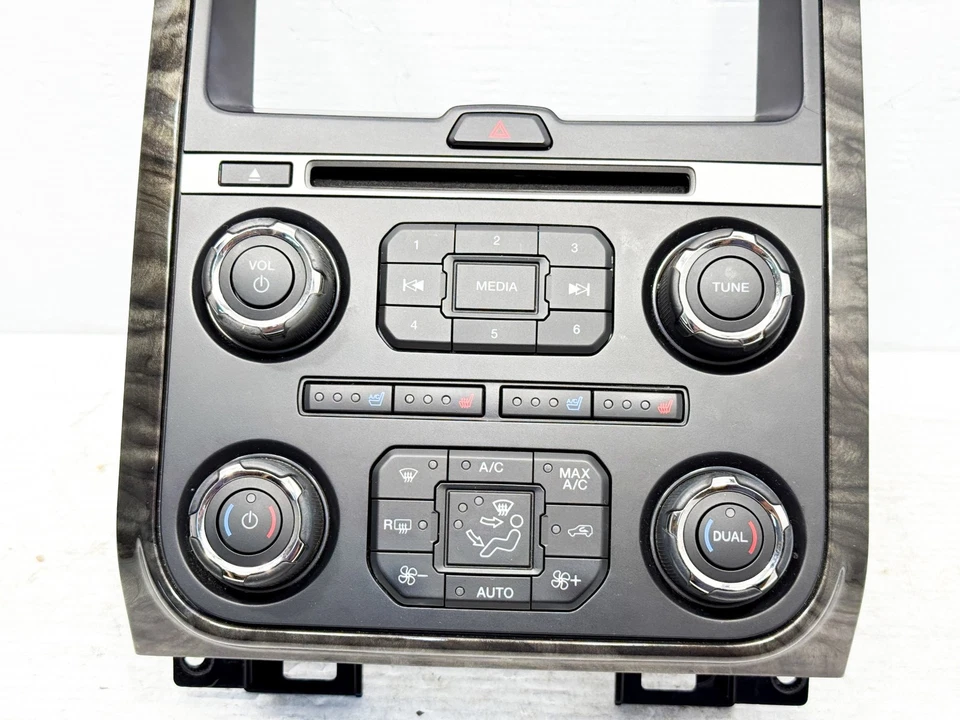 Ford Expedition 2015-2017 8" radio clima aire acondicionado panel de control FL1T-18A802-EH OEM Foto 2 de 4