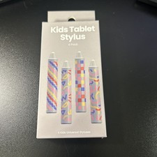 New GEMS Kids Silicone Stylus 4pk Gray - Silicone Styluses for Tablets.