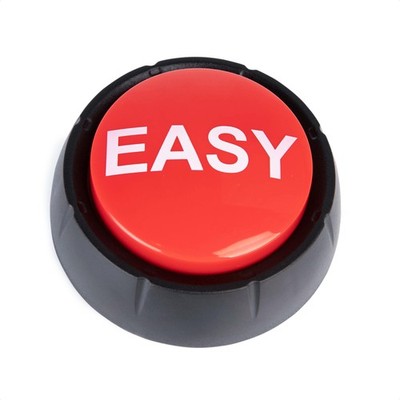 Easy Button for Quiz Competition and Family Fun, Funny Button with Sound Effects