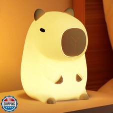 Myratts Led Cute Capybara Night Light, Dimmable Nursery Kawaii Lamps, Super S
