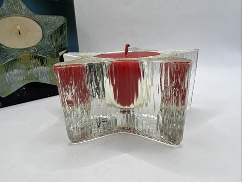Vintage 1980 AVON Starbright Red Candle-Floral Medley Scent-Star Shape-In Box - Picture 2 of 8