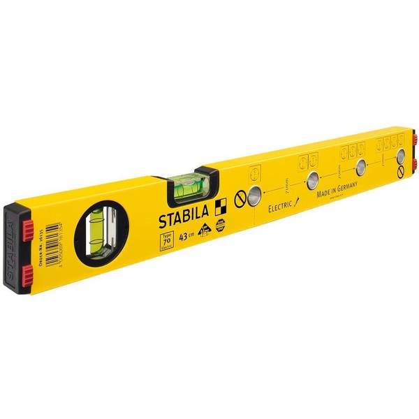 Stabila Type 70 Electric 16135/4 Elektriker-Wasserwaage 43 Cm 0.5 Mm/M-image