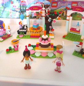 LEGO Friends: Birthday Party Sets Lot 41111 41110 41114 41087 Train Cake Pets