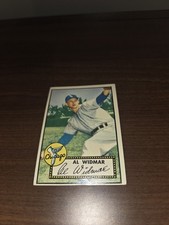 1952 Topps Al Widmar #133 Ex Baseball Set Break Free Combined S+H