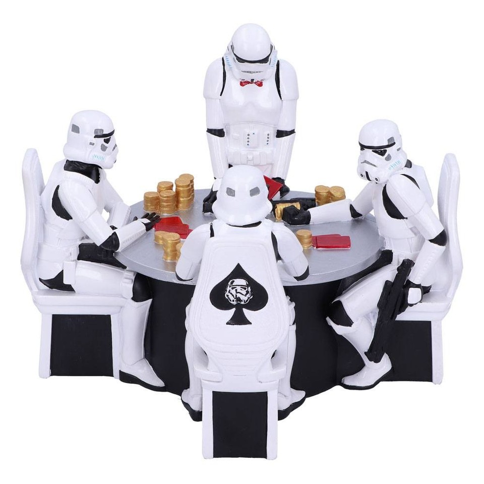 Star Wars Diorama Stormtrooper Poker Face 18 Cm Nemesis Now Résine