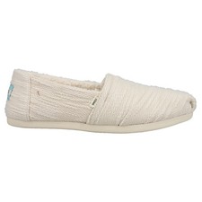 TOMS Alpargata Cozy Slip On Womens Off White Flats Casual 10017349T