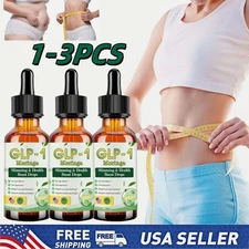 1/2/3Pack GLP-1 Moringa Slimming Health Boost Drops Liquid 30ml For Men & Women
