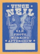 Motley Crue 1993 Vince Neil Concert Tour Backstage Pass 