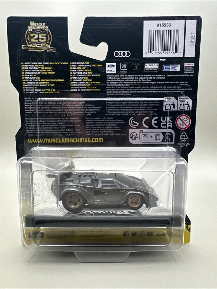 Muscle Machines 2025 25th Anniversary Lamborghini Countach #09 - Image 2 of 2