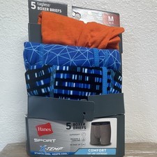 Hanes Sport X-TEMP Mens Tagless Boxer Briefs ...