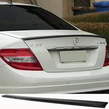 2008-2014 Mercedes W204 C-Class AMG Factory Style Trunk Spoiler Wing MATTE BLACK