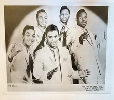 Black & White 8x10 Vintage Original Press Photo The Dells Doo-Wop R&B