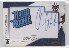 2013 Panini Prominence /175 Chance Warmack #111 Patch Auto 03rx
