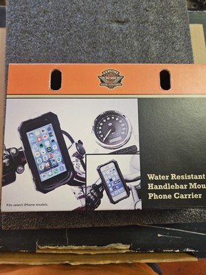 Harley-Davidson 76000670 Water Resistant Handlebar Mount Phone Carrier