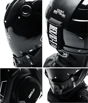 Machine56 Wearable Black Helmet Art Mask M56/REX-G7.V1 | eBay
