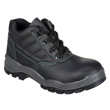Image of PORTWEST Steelite Safety Boot S1 Black Padded Steel Toecap Slip Resistant FW21