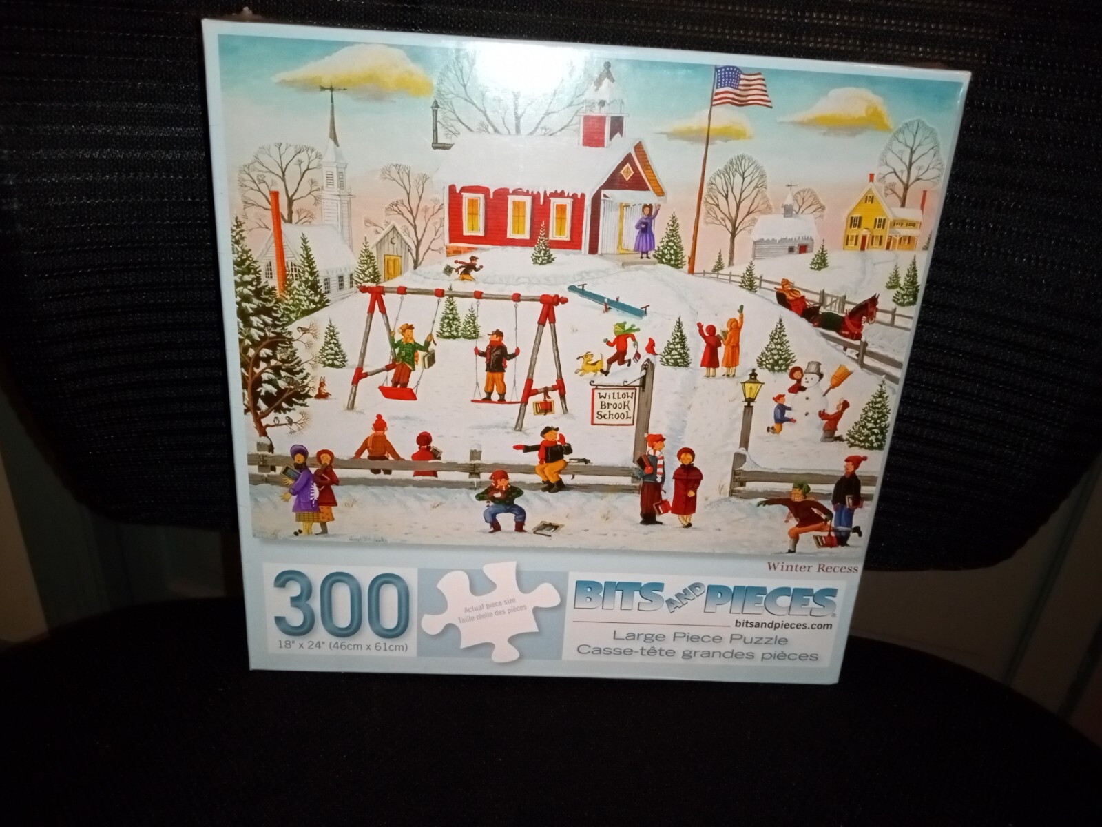 Bits and Pieces Winter Recess Joseph Holodook 300 Piece Jigsaw Puzzle