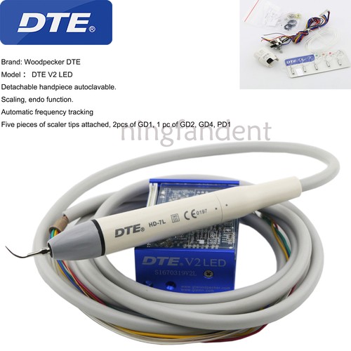 Woodpecker Dental Ultraschall Piezo Scaler eingebautes Handstück Satelec DTE V2 LED - Bild 1 von 18
