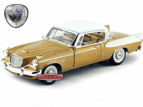 Anson Classic 1957 Studebaker Golden Hawk échelle 1/18 moulé sous pression. Sans