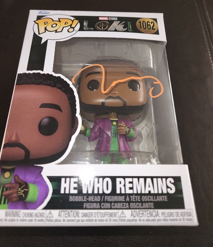 JONATHAN MAJORS 'LOKI' HE WHO REMAINS SIGNED MARVEL FUNKO POP COA 4 *PROOF - Picture 1 of 3