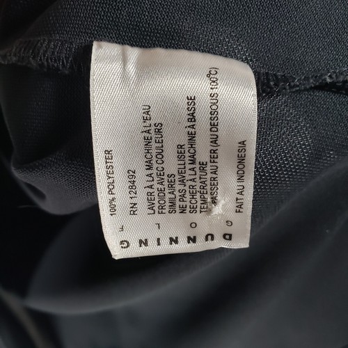 Dunning Polo Shirt Men's Large Black Solid Short Sleeve Golf Casual Stretch - Picture 7 of 9