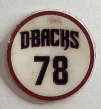 Arizona Diamondbacks Game Used Bat Knob Decal #78 - MLB Baseball