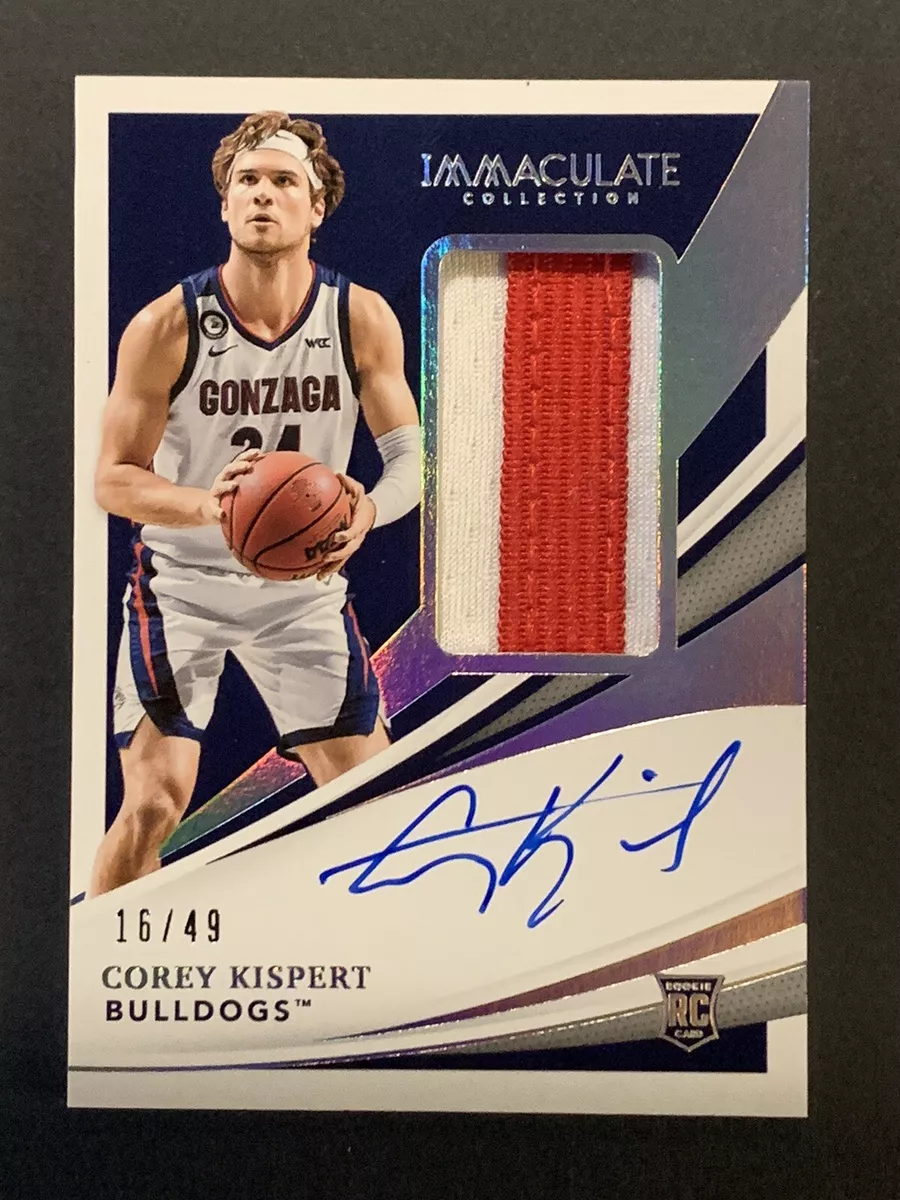 Corey Kispert Immaculate ルーキーパッチオートNBA