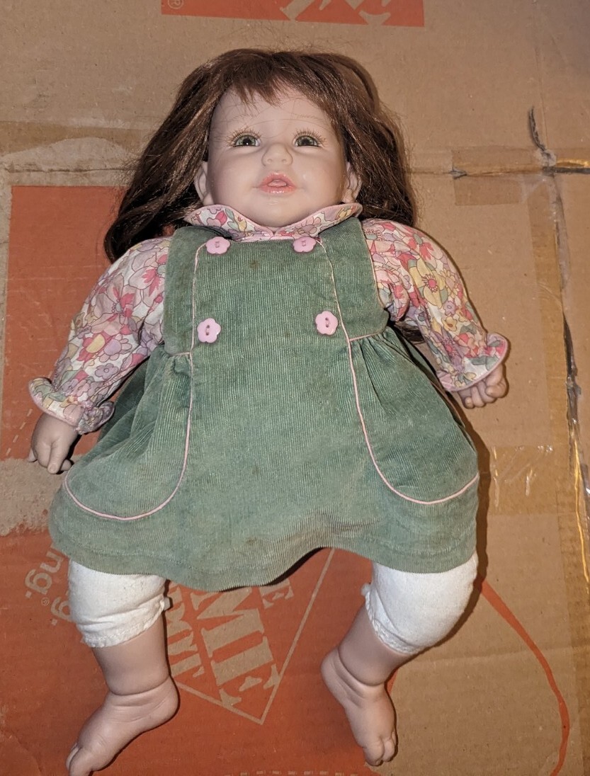 ADORA DOLL NAME YOUR OWN BABY, GREEN EYES/ RED CARROT HAIR. GREAT CONDITION