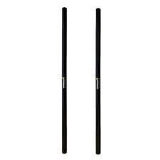 2PCS 1 Meter Steel On- Stage Stands Subwoofer Speaker System Shaft Poles Black