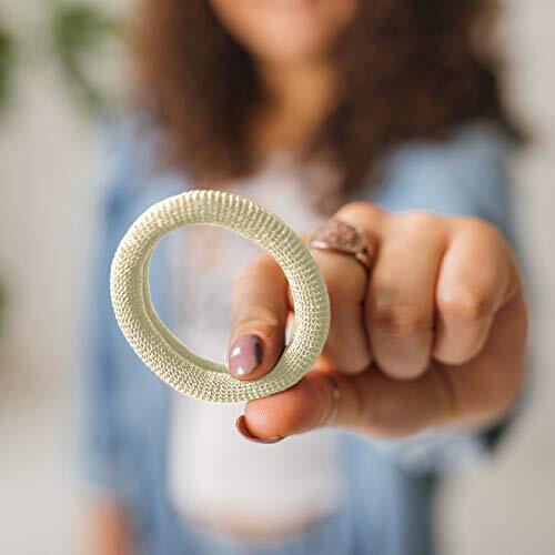 Large Hair Ties for Thick Heavy or Curly Hair. No Slip No Damage Blonde 3 Pcs - Picture 4 of 6