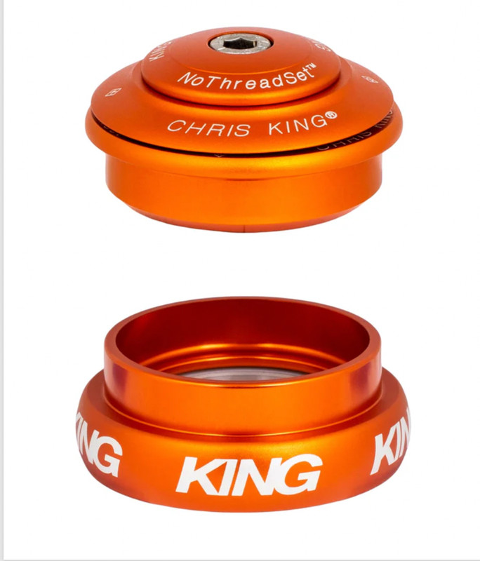 Chris King Inset 8 ZS44/EC44 Headset - 1-1/8 inch - 1-1/4 inch matte mango