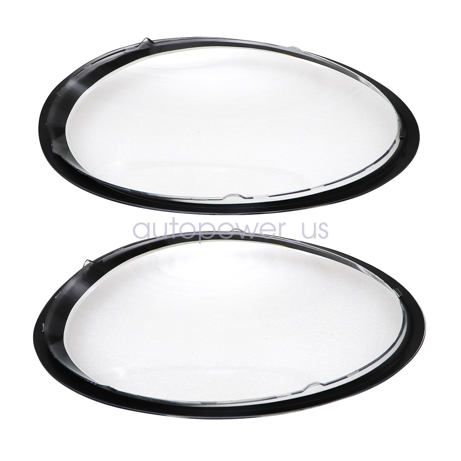 A Set Front Headlight Lens Cover ＆Glue Fit Porsche 991 911 Targa