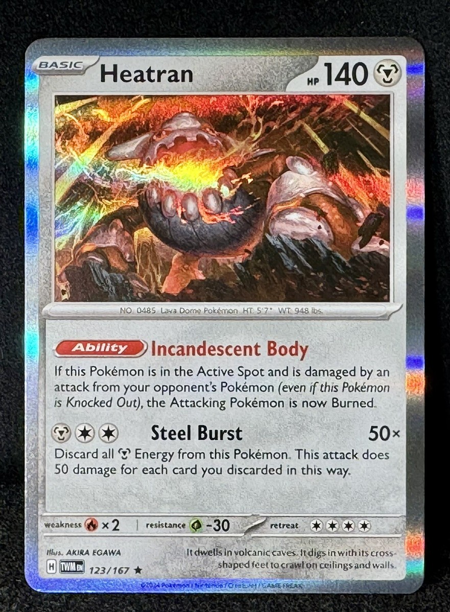紅蓮の稲妻　未開封 🔥Heatran Temporal Forces 123/167 HOLO Rare True Pokemon