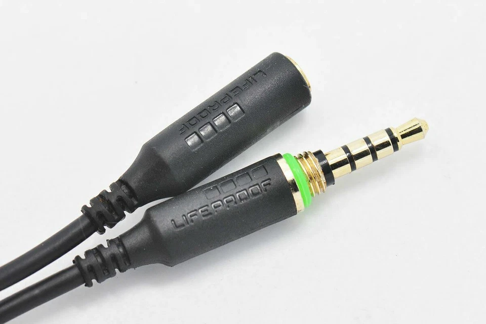 Black Replacement LifeProof Audio Cable / Adapter & Jack For iPhone 6 6s case - Image 2 of 4