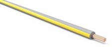20 AWG Automotive TXL Wire Gray w/ Yellow Stripe Various Lengths