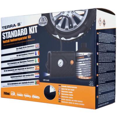 TERRA-S Reifenpannenset Standard Kit für PKW, Wohnwagen, Caravan, Anhänger