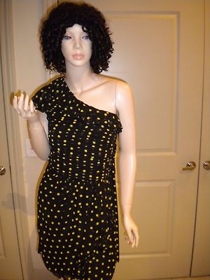 allen b dresses one shoulder Allen B by Allen B Schwartz One Shoulder Slinky Knit Sequined Fabric Dress