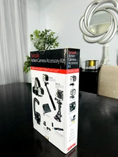 Sunpak Action Camera Accessory Kit - 8 Piece Set Go-Pro Nikon and Sony NEW
