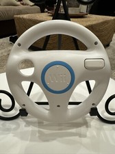Official OEM Nintendo Mario Kart Steering Wheel for Wii  Wii U White