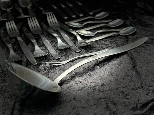 Original Nirosta Besteckset 25-teilig mit Ziermuster Edelstahl - 第 19/24 張圖片