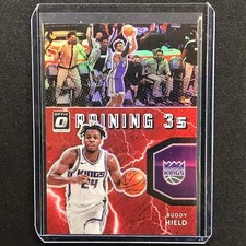 2021-22 Donruss Optic Buddy Hield Raining 3s Red 3/99